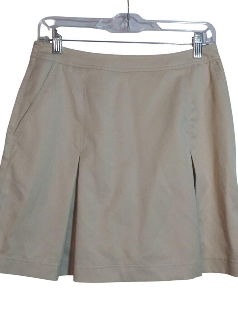 Tail Vintage Pleated Classic A-Line Khaki Skort Golf Activewear Size 6